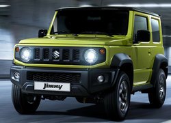 Zielony Suzuki Jimny