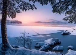 Zima w norweskiej gminie Trondheim