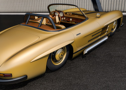 Złoty Mercedes-Benz 300 SL Roadster z 1956 roku