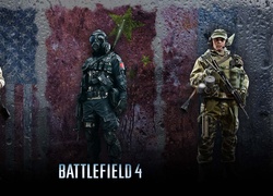 Żołnierze w grze komputerowej Battlefield 4 z gatunku first-person shooter