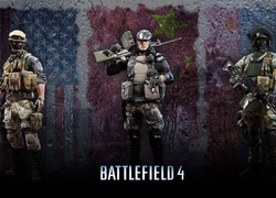 Żołnierze w grze komputerowej Battlefield 4