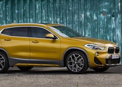 Żółte, BMW X2, Bok