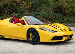 Żółte Ferrari 458 Speciale A