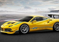 Żółte, Ferrari Challenge 488