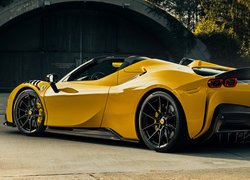 Żółte Ferrari SF90 Spider Novitec