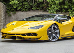 Żółte Lamborghini Centenario