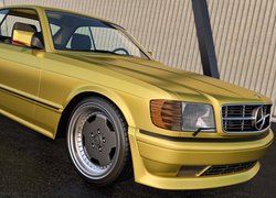 Żółty, Mercedes Benz 560 SEC AMG