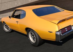 Żółty, Pontiac GTO, 1969, Zabytkowy