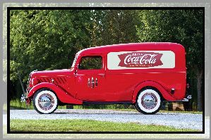 1937, Ford, Panel, "Coca Cola", Van